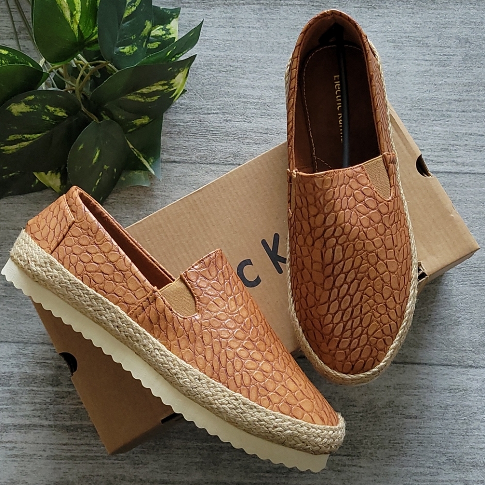 Women's Tan Slip-On Loafers